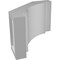 Ekena Millwork 4-in. W x 6-in. D x 6-in. H Merced Architectural Grade PVC Knee Brace BRCP04X06X06MRC - alternate 6